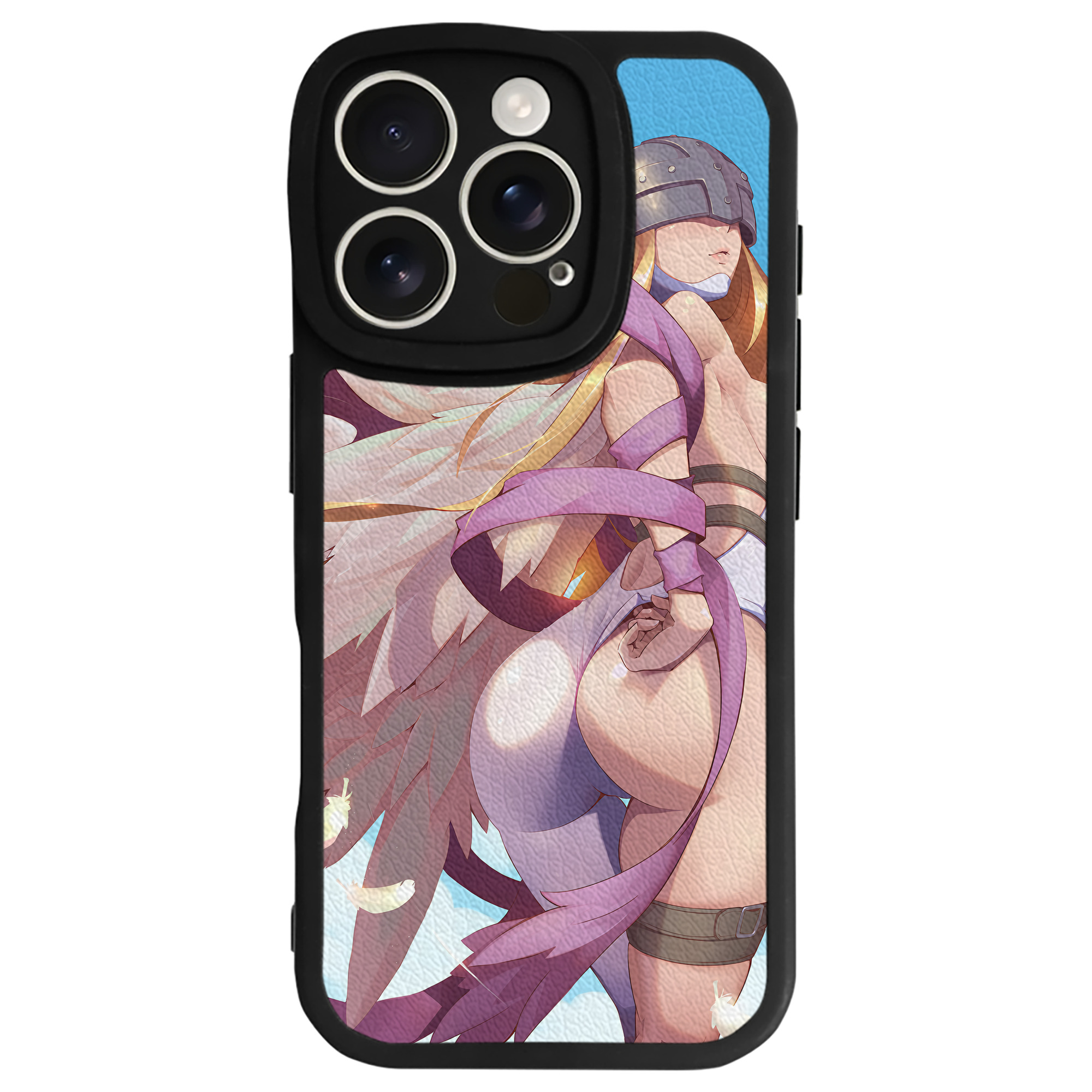 （画像用） Digimon デジタルモンスター/デジモン 【iPhone 16シリーズ対応】シリコンスマホケース（レザー調） 材質：シリコン